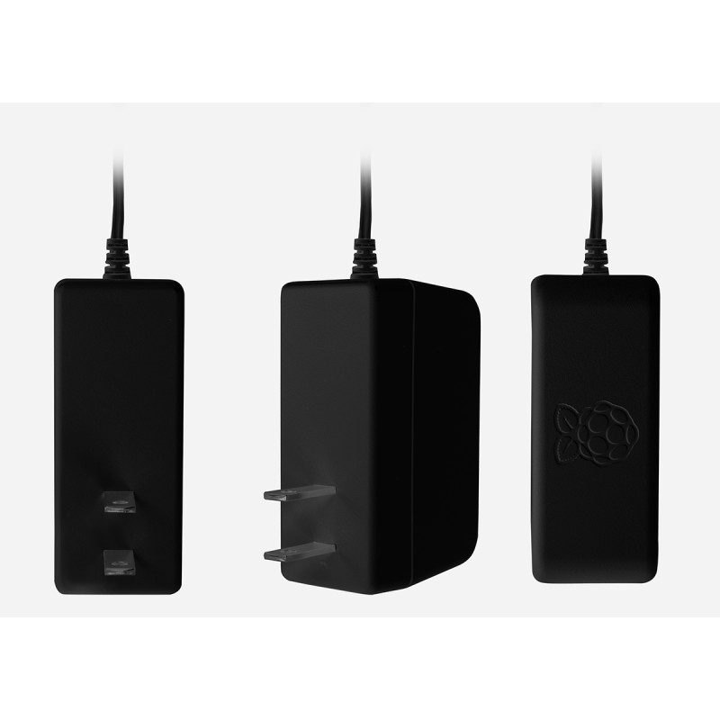 1 pcs - Raspberry Pi Power Supply, Micro USB Type B with US Plug Type, 1.5m