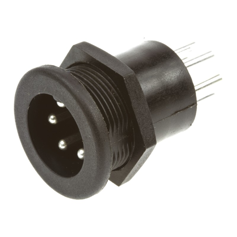 1 pcs - Bulgin Power Connector Panel Mount, Solder Termination, 3A, 50 V ac