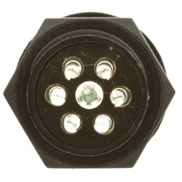 1 pcs - Bulgin Power Connector Panel Mount, Solder Termination, 3A, 50 V ac