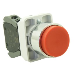 1 pcs - RS PRO Push Button Complete Unit, 22.5mm Cutout, SPST