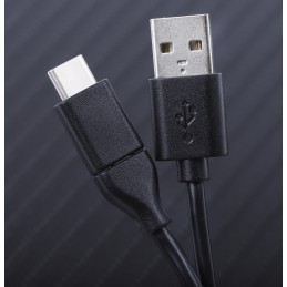 1 pcs - RS PRO USB 2.0 Cable, Male USB A to Male USB C Cable, 2m