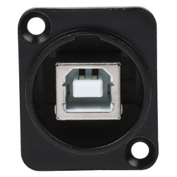 1 pcs - RS PRO Straight, Panel Mount, Socket to Socket Type B to A 2.0 USB Connector