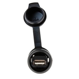 1 pcs - Weidmuller Straight, Panel Mount, Socket Type A 2.0 IP65 USB Connector