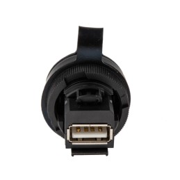 1 pcs - Weidmuller Straight, Panel Mount, Socket Type A 2.0 IP65 USB Connector