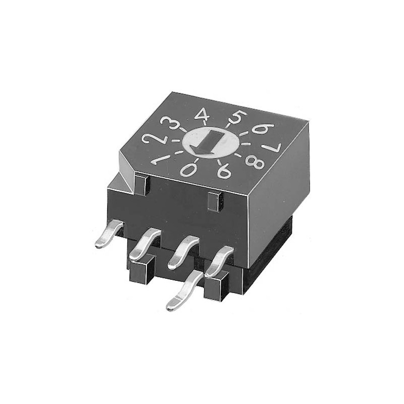 1 pcs - KNITTER-SWITCH 16 Way Through Hole Rotary Switch, Rotary Coded Actuator