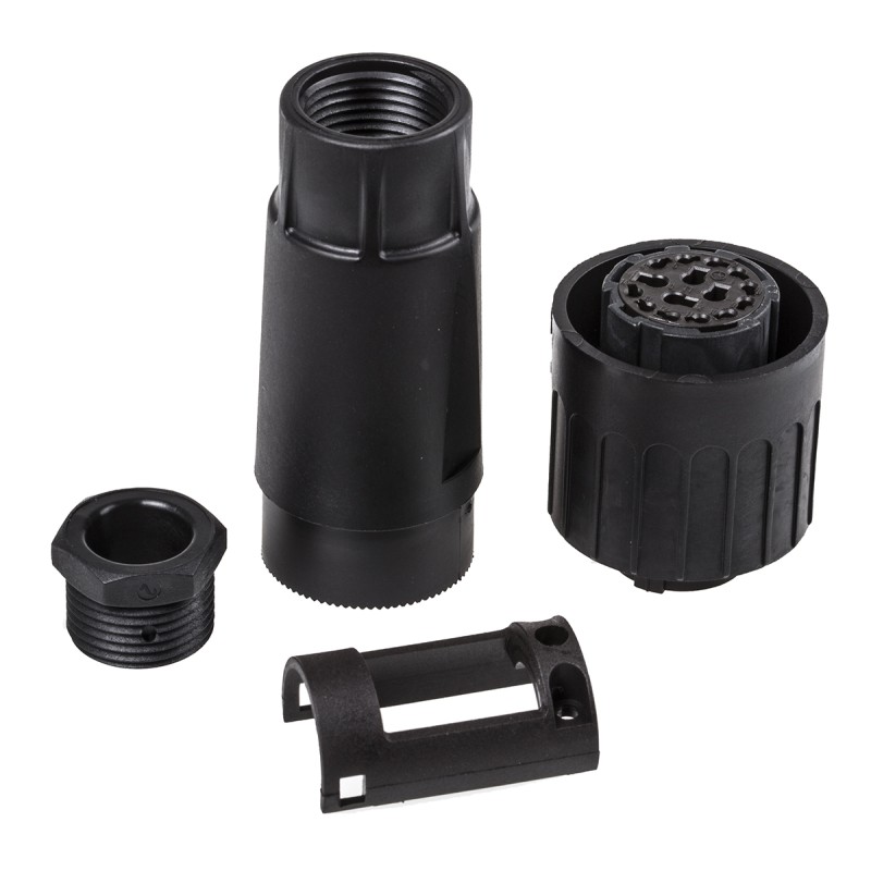 1 pcs - Amphenol Circular Connector, 14 + PE Contacts, Cable Mount, Socket, Female, IP65, C 16-3 Series