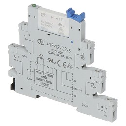 1 pcs - Hongfa Europe GMBH 41F DIN Rail Relay Socket