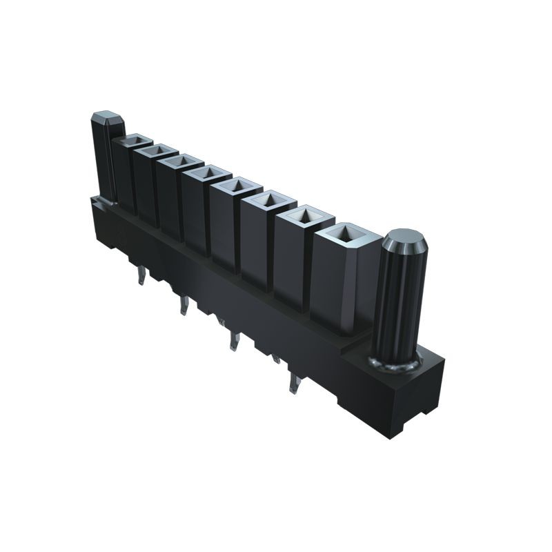 2 pcs - Samtec IPBS Series Straight Through Hole Mount PCB Socket, 8-Contact, 2-Row, 4.191mm Pitch, Solder Termination