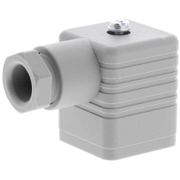 1 pcs - Hirschmann GDM 2P+E DIN 43650 A, Female Solenoid Valve Connector, 250 V ac/dc Voltage