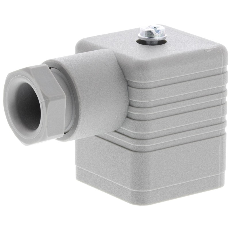 1 pcs - Hirschmann GDM 2P+E DIN 43650 A, Female Solenoid Valve Connector, 250 V ac/dc Voltage