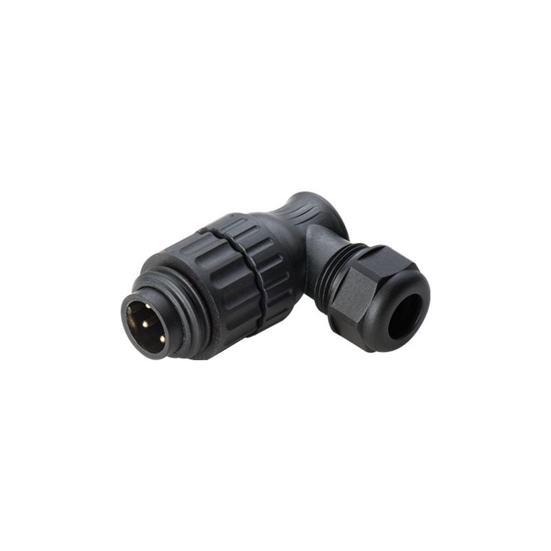 1 pcs - RS PRO Circular Connector, 4 Contacts, Cable Mount, Male, IP67