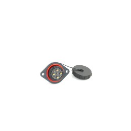 1 pcs - RS PRO Circular Connector, 9 Contacts, Panel Mount, 29 mm Connector, Plug, Male, IP68