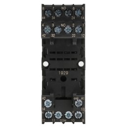 1 pcs - TE Connectivity 14 Pin 240V ac DIN Rail Relay Socket, for use with PT5 Series