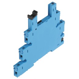 1 pcs - Finder 93 5 Pin 6-24V dc DIN Rail Relay Socket, for use with 34.81, 34.51 Series Relay