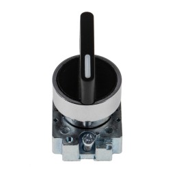 1 pcs - RS PRO 3 Position Selector Switch Head, 22mm Cutout, Black Handle