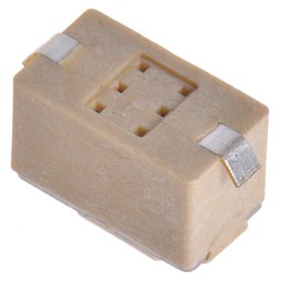 1 pcs - White Tactile Switch, SPST 50 mA @ 12 V dc 1.5mm Surface Mount