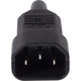 1 pcs - RS PRO C14 Cable Mount IEC Connector Male, 10A, 250 V