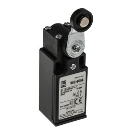 1 pcs - RS PRO Roller Lever Limit Switch, NO/NC, IP65, DPST, Thermoplastic Housing, 400V ac Max, 4A Max