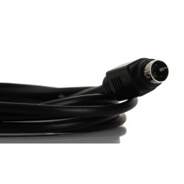 1 pcs - RS PRO Male 3 Pin mini-DIN to Unterminated Black DIN Cable 2m