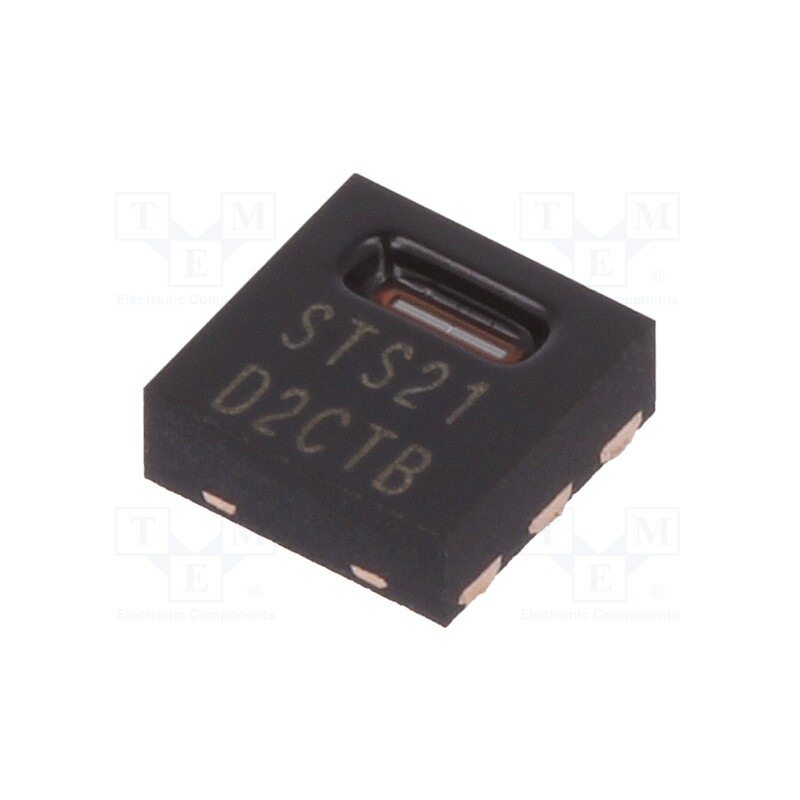 10 pcs : 1-100811-01 - Sensor: temperature, 2.1÷3.6VDC, DFN6, STS, -40÷125°C, Accur: 0,2°C