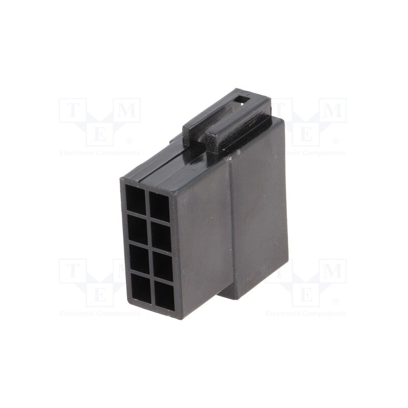 10 pcs : - Connector housing, socket, ISO, PIN: 8, 342800