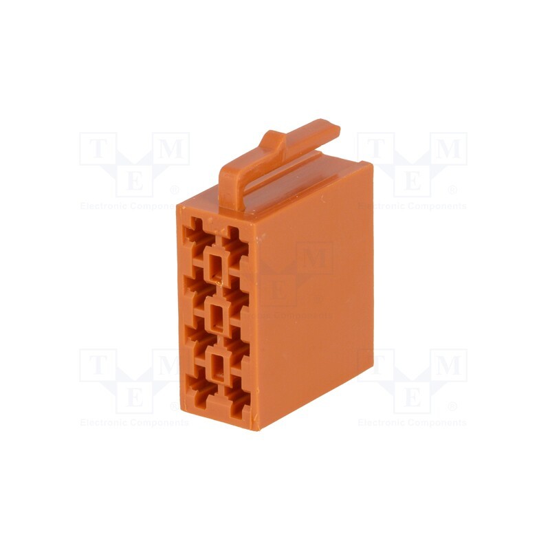 10 pcs : - Connector housing, plug, ISO, PIN: 8, 341432
