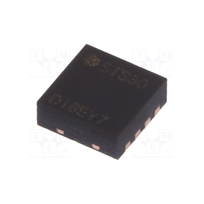 10 pcs : 1-101415-01 - Sensor: temperature, 2.15÷5.5VDC, DFN8, STS, -40÷125°C