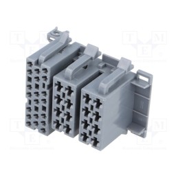 10 pcs : - Connector housing, plug, ISO, PIN: 36, 341432,341441