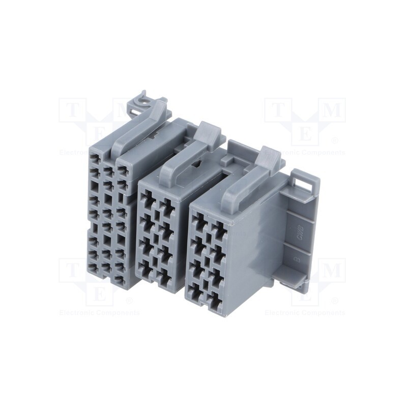 10 pcs : - Connector housing, plug, ISO, PIN: 36, 341432,341441
