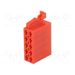 10 pcs : - Connector housing, plug, ISO, PIN: 10, 341432