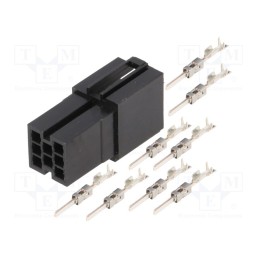 10 set : - Kit, socket, mini ISO, PIN: 8