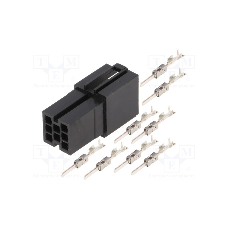 10 set : - Kit, socket, mini ISO, PIN: 8