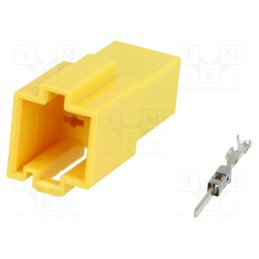 10 set : - Connector housing, socket, mini ISO, PIN: 6