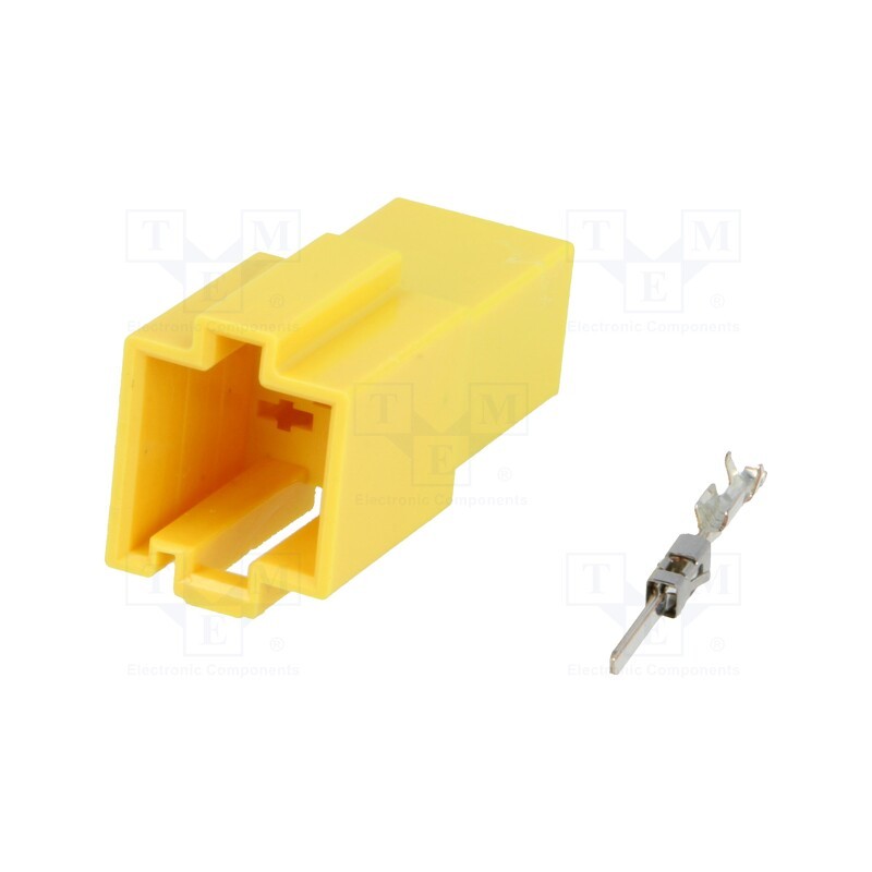 10 set : - Connector housing, socket, mini ISO, PIN: 6