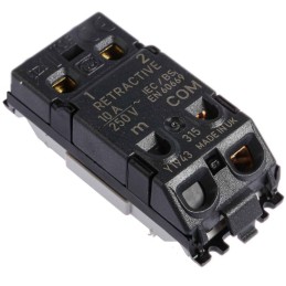 1 pcs - MK Electric 2 Way White Switch Insert Module 10A, Grid Plus Series