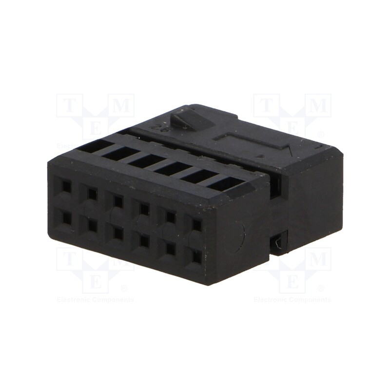 10 pcs : - Connector housing, plug, Quadlock 12pin, black, 342900