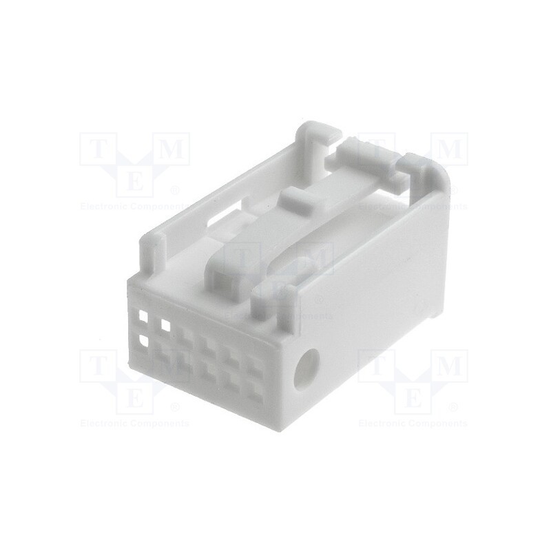 10 pcs : - Housing cap, plug, Quadlock 12pin, white, 770010