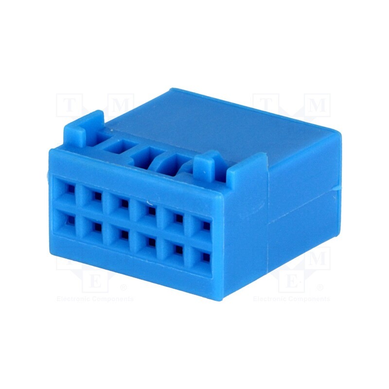 10 pcs : - Connector housing, plug, Quadlock, PIN: 12, VW 2011-&gt,, blue, 342900