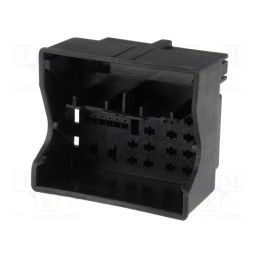 10 pcs : - Connector housing, socket, Quadlock, PIN: 52, VW 2011-&gt,, black