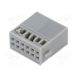 10 pcs : - Connector housing, plug, Quadlock, PIN: 12, VW 2011-&gt,, white