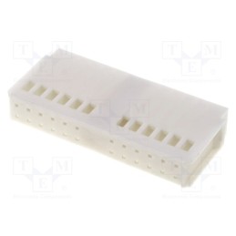 10 pcs : - Connector housing, plug, Quadlock, PIN: 24, VW 2011-&gt,, white