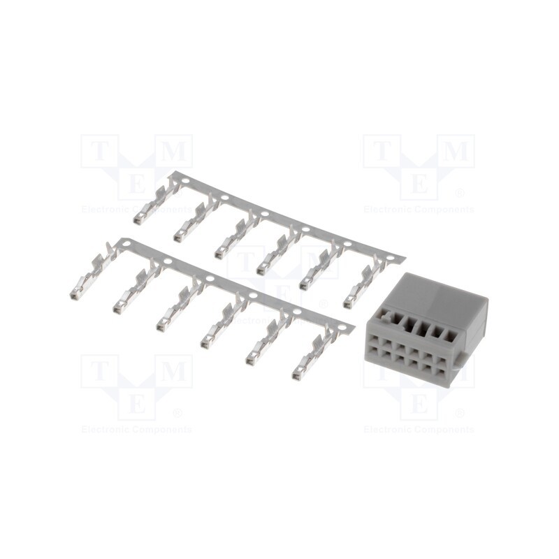 10 pcs : - Kit, plug, Quadlock, PIN: 12, VW 2011-&gt,, white