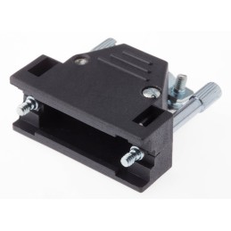 1 pcs - MH Connectors MHED Series ABS D Sub Backshell, 15 Way, Strain Relief