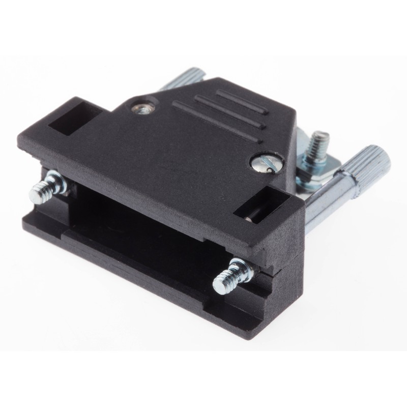 1 pcs - MH Connectors MHED Series ABS D Sub Backshell, 15 Way, Strain Relief