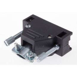 1 pcs - MH Connectors MHED Series ABS D Sub Backshell, 15 Way, Strain Relief