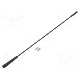 10 pcs : A00102 - Antenna mast, 0.375m, M5,M6, inside, Alfa Romeo,Ford,Lancia