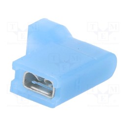 50 pcs : - Terminal: flat, 4.8mm, 0.8mm, female, 1.5÷2.5mm2, crimped, blue