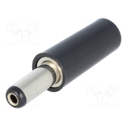 50 pcs : - Plug, DC supply, female, 5.5/2.1mm, 5.5mm, 2.1mm, for cable, 14mm