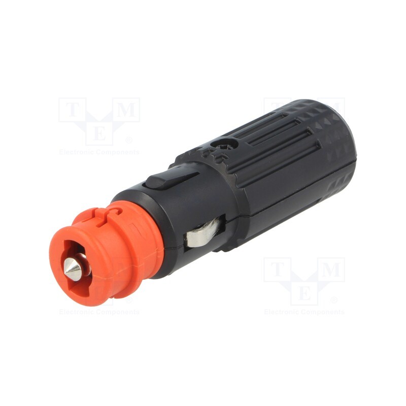 10 pcs : A13-150A - Cigarette lighter plug, Inom: 16A, Sup.volt: 12÷24VDC, 12V/15A