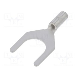 50 pcs : 0.3Y-5 - Tip: fork, M5, 0.2÷0.5mm2, crimped, for cable, non-insulated, 5.3mm